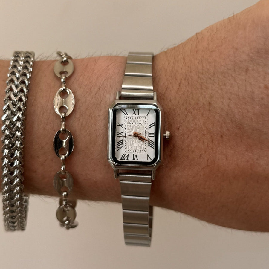 Silver Stretch Watch