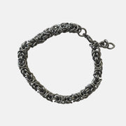 Silver Rope Link Bracelet