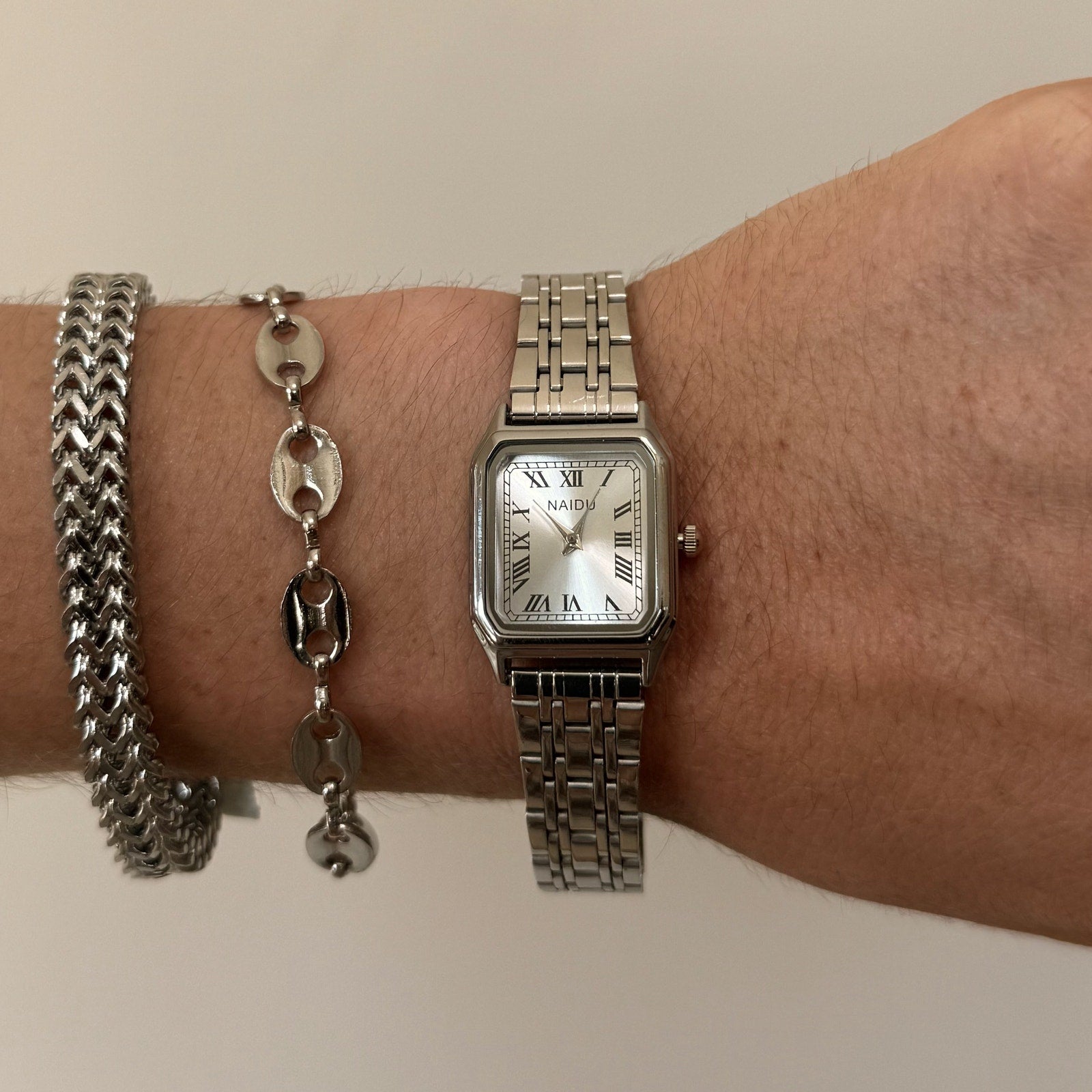 Square Link Watch