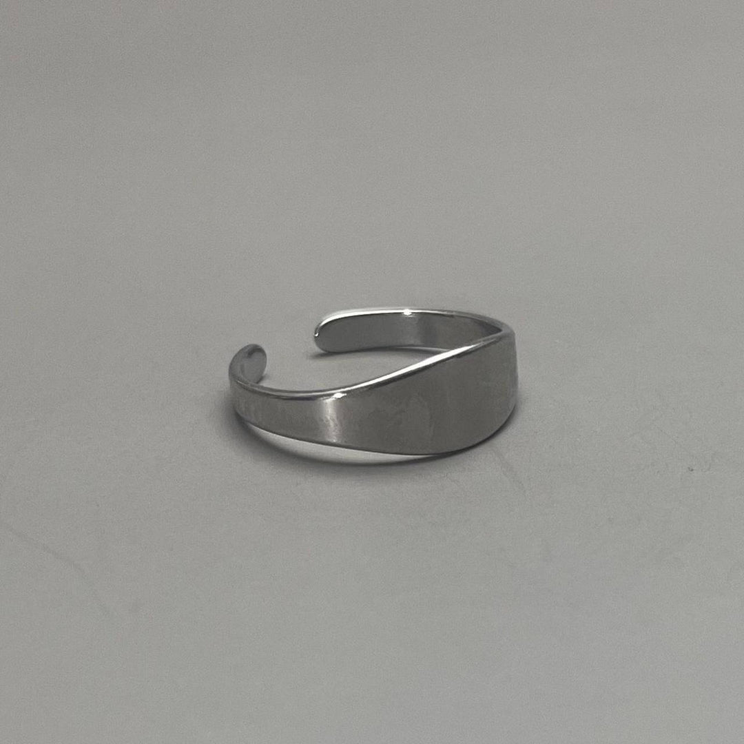 Silver Adjustable Band Ring - Rynor