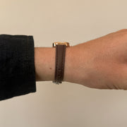 White Dial Leather Watch