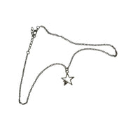 Silver Star Outline Necklace