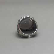 Silver Eye Statement Ring