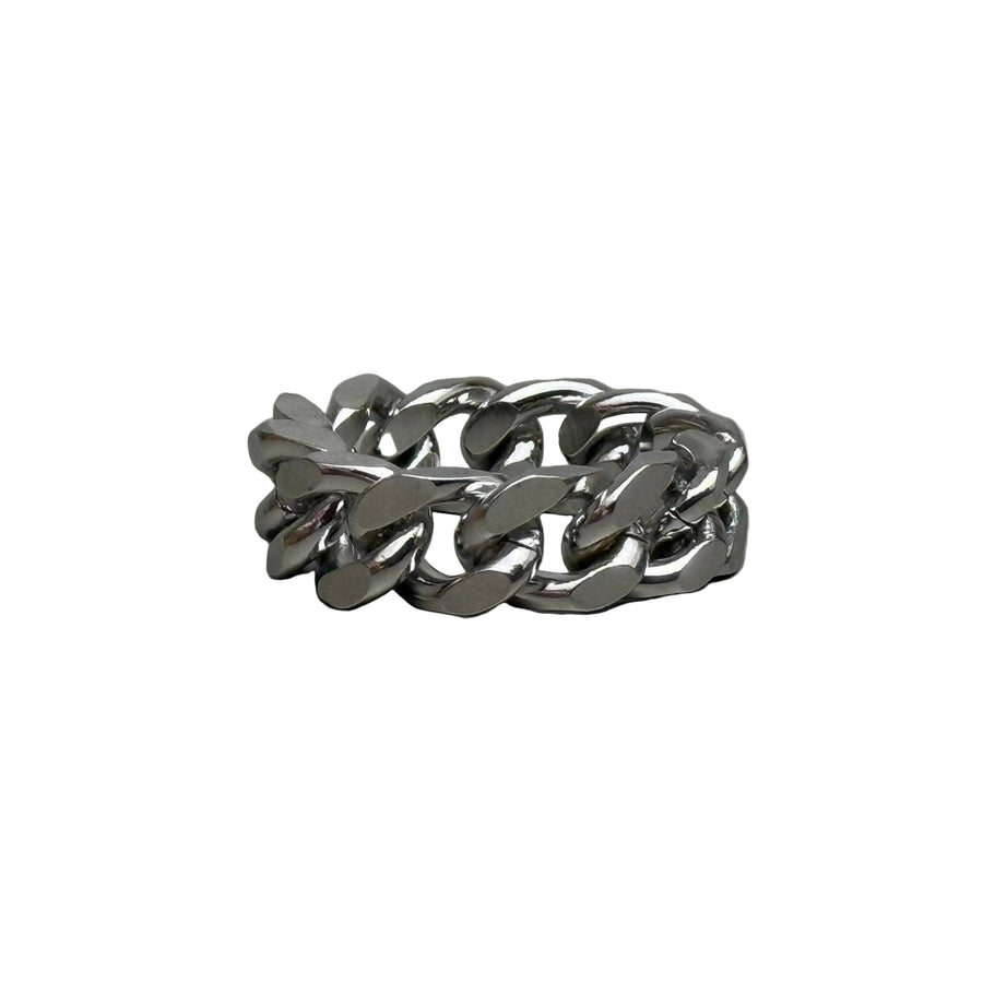 Silver Chain Link Ring