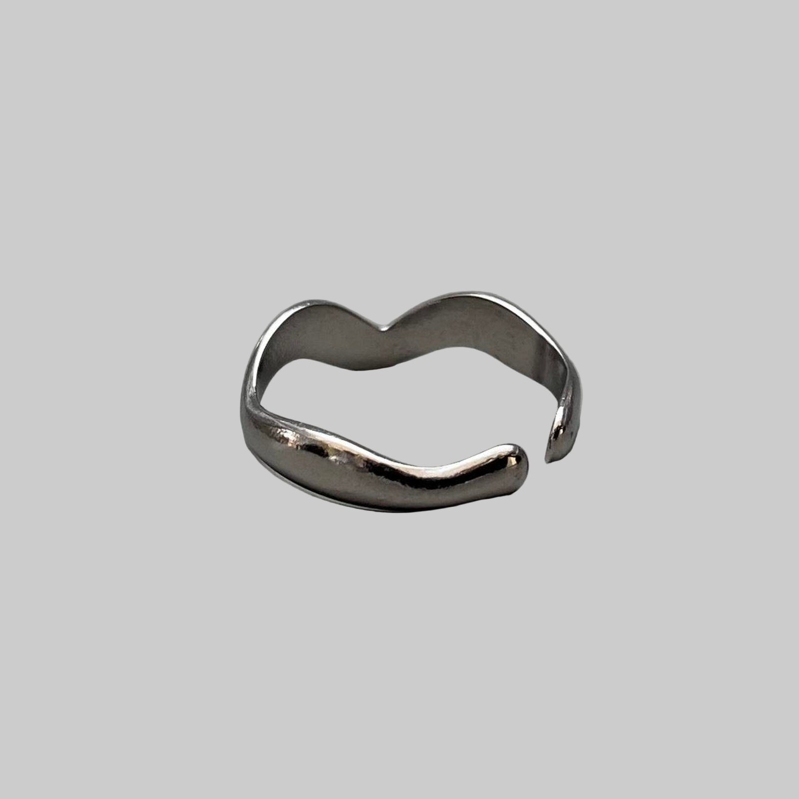 Silver Wave Ring