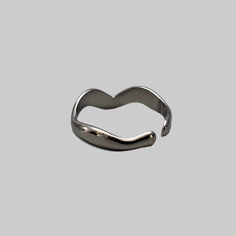 Silver Wave Ring