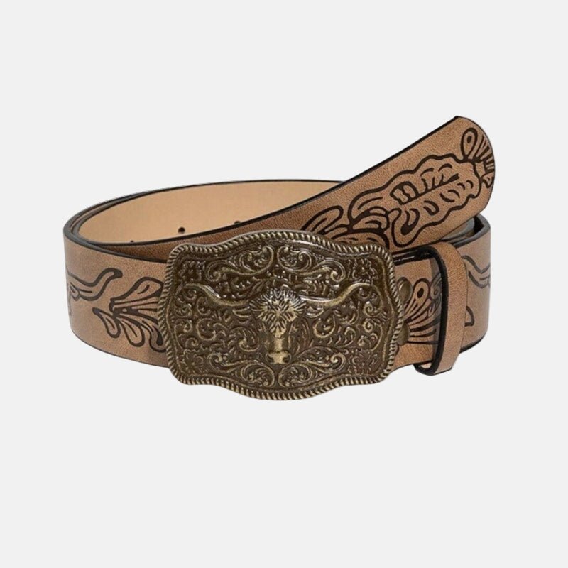 Brown Longhorn Belt - Rynor