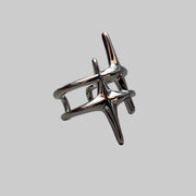 Silver Star Wrap Ring