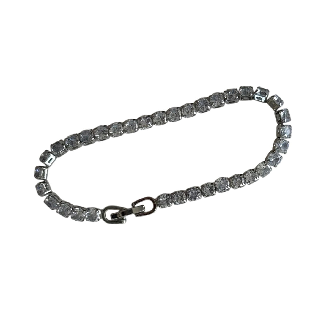 Silver CZ Crystal Bracelet - Rynor