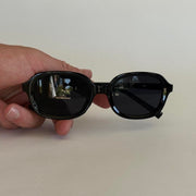 Black Oval Sunglasses