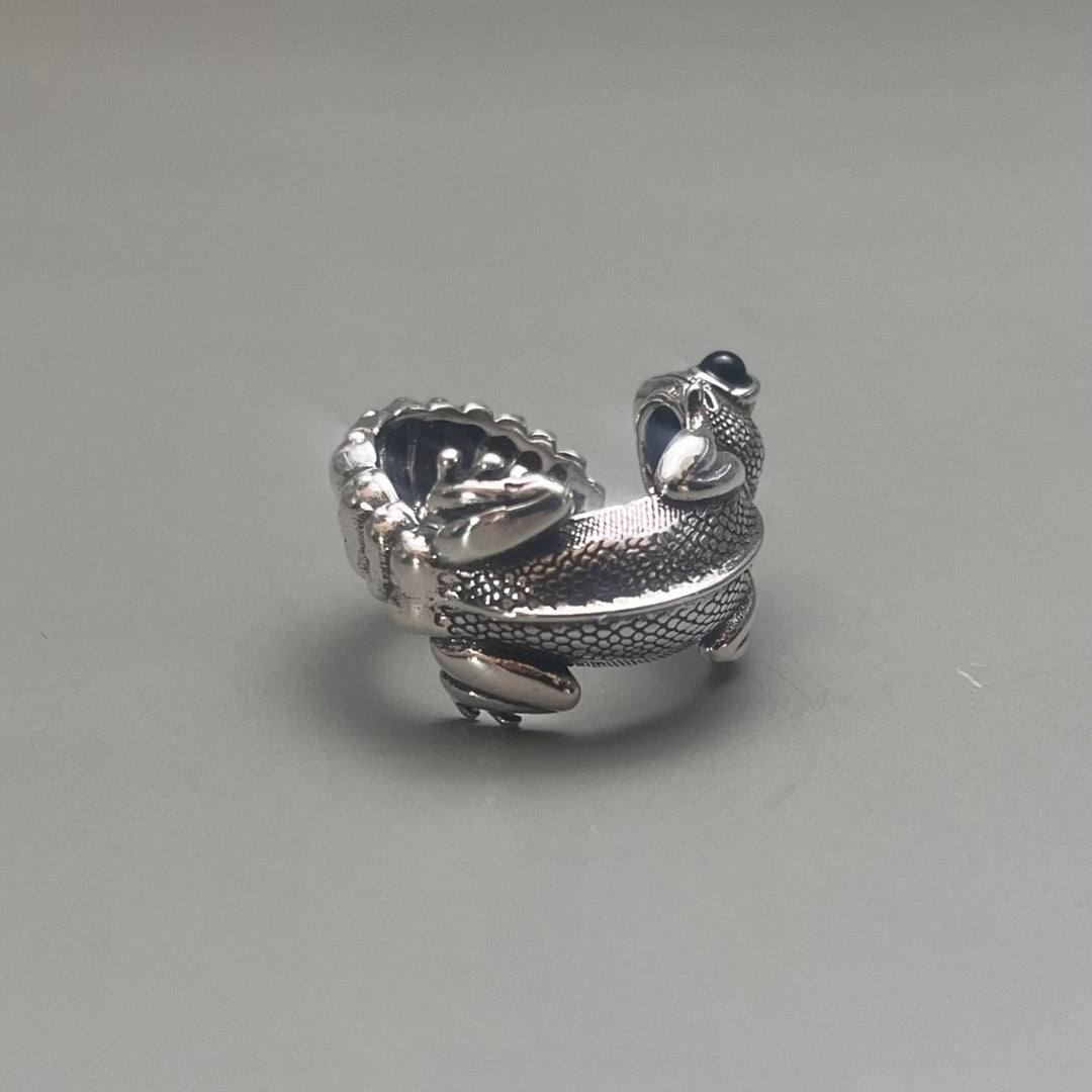 Silver Lizard Wrap Ring - Rynor