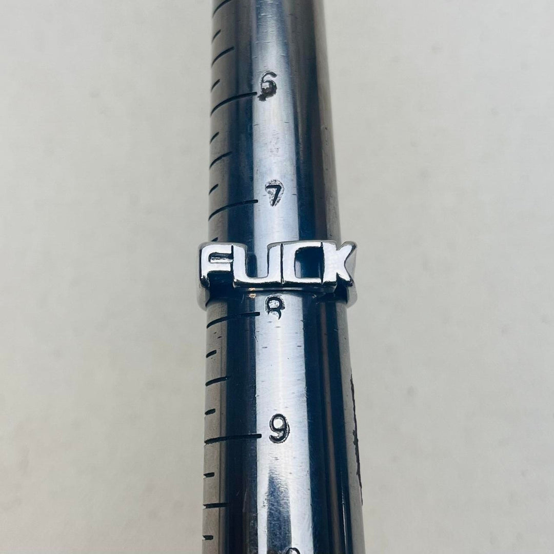 Silver Text Statement Ring - Rynor