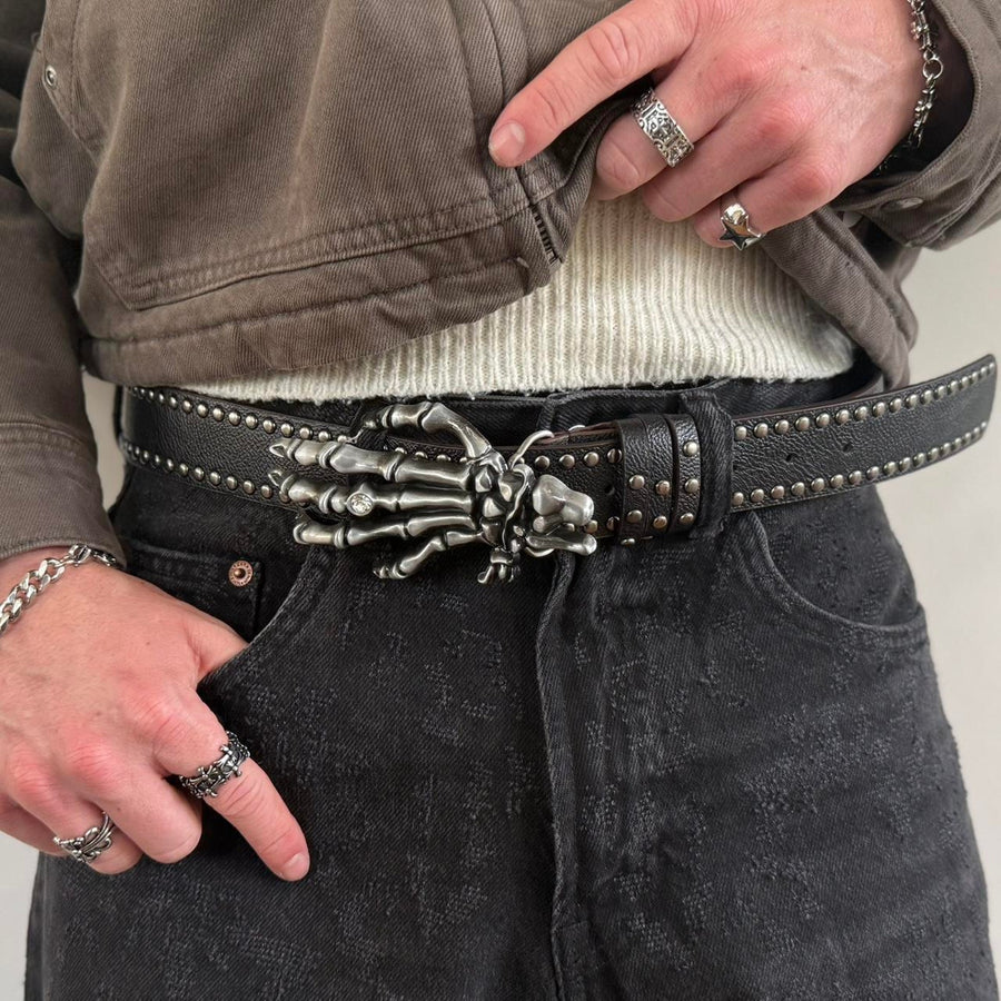 Skeleton Hand Belt