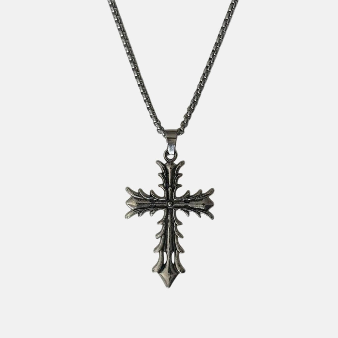 Gothic Cross Pendant Necklace - Rynor