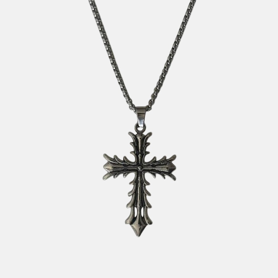 Gothic Cross Pendant Necklace