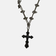 Linked Cross Necklace