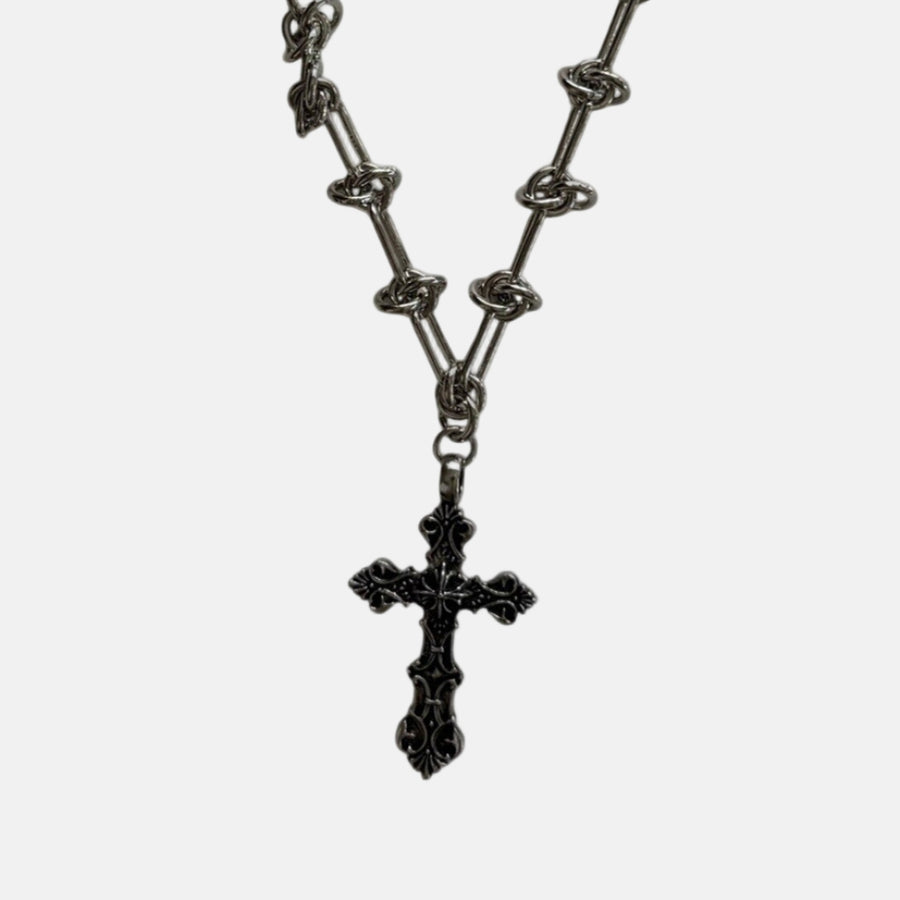 Linked Cross Necklace