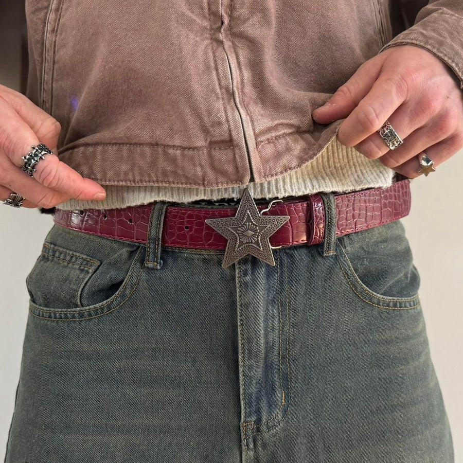 Star Buckle Belt