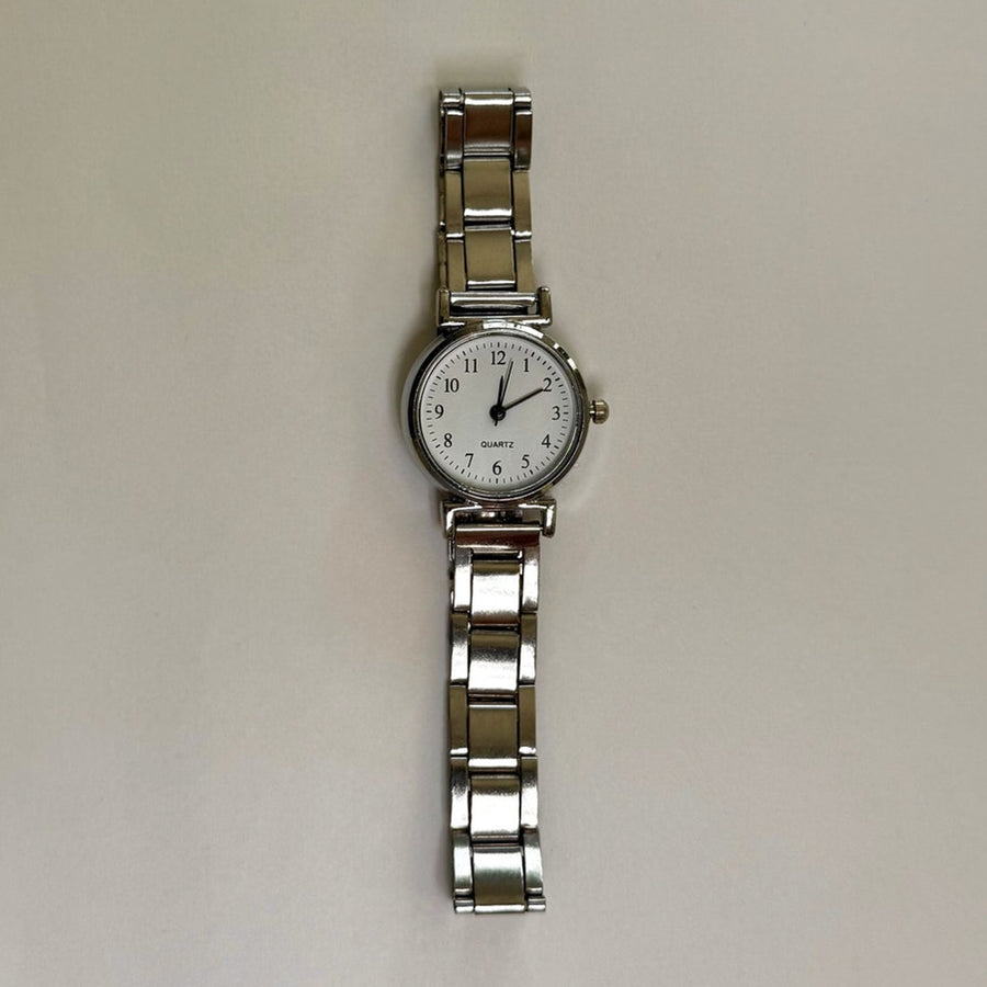 Minimal White Dial Watch