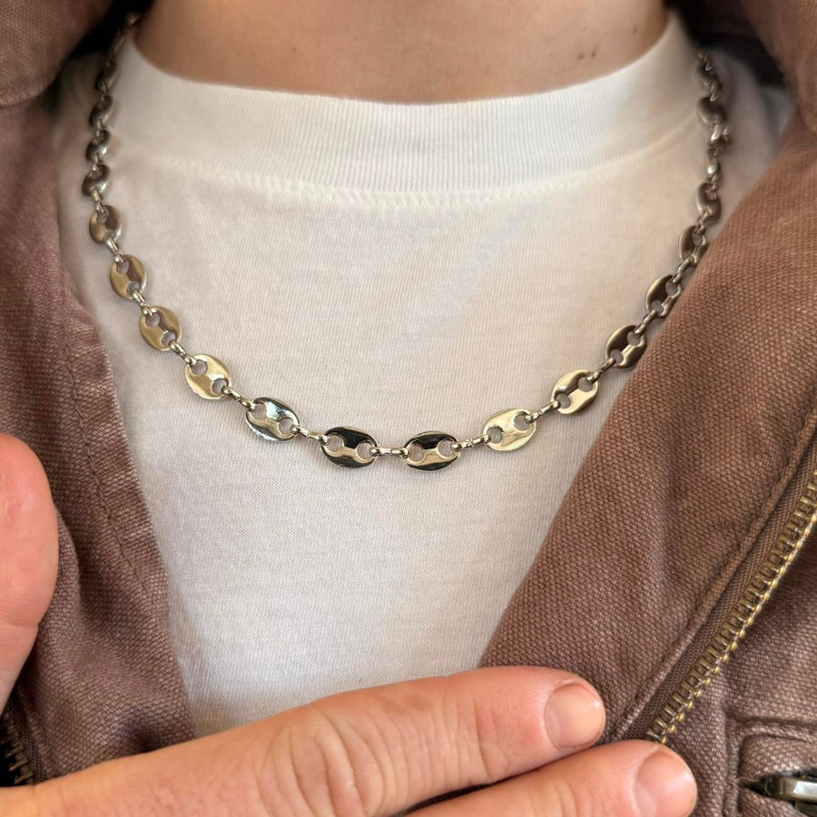 Silver Oval Link Chain