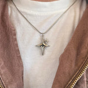 Silver Star Pendant Necklace