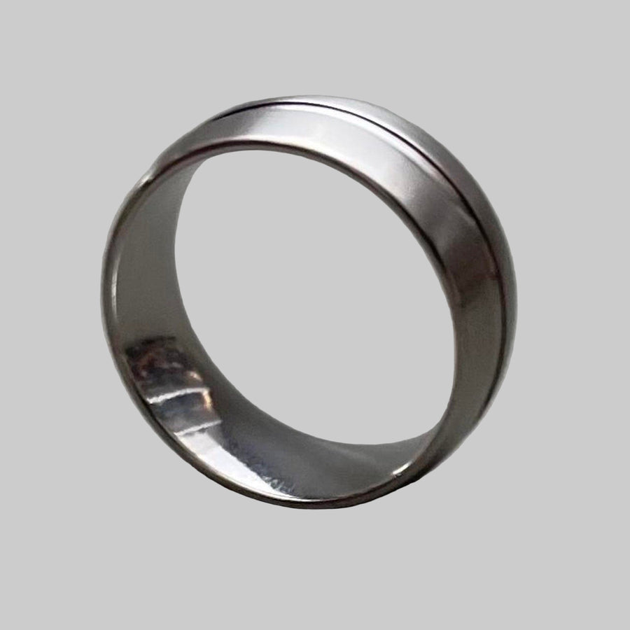 Silver Shiny Band Ring