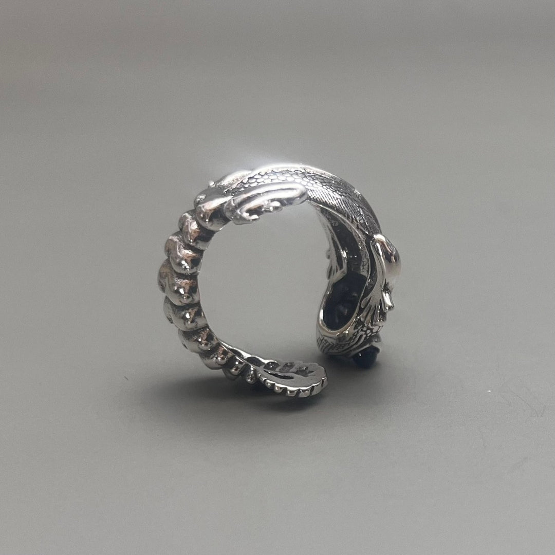 Silver Lizard Wrap Ring - Rynor