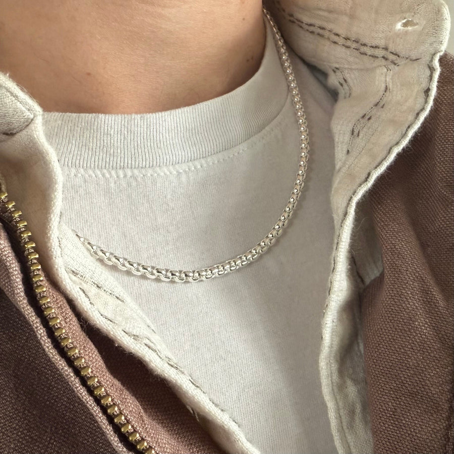 Silver Cupled Chain