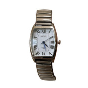 Copied - Y2K Silver Roman Numeral Quartz Watch Vintage Style Unisex 8.5" New