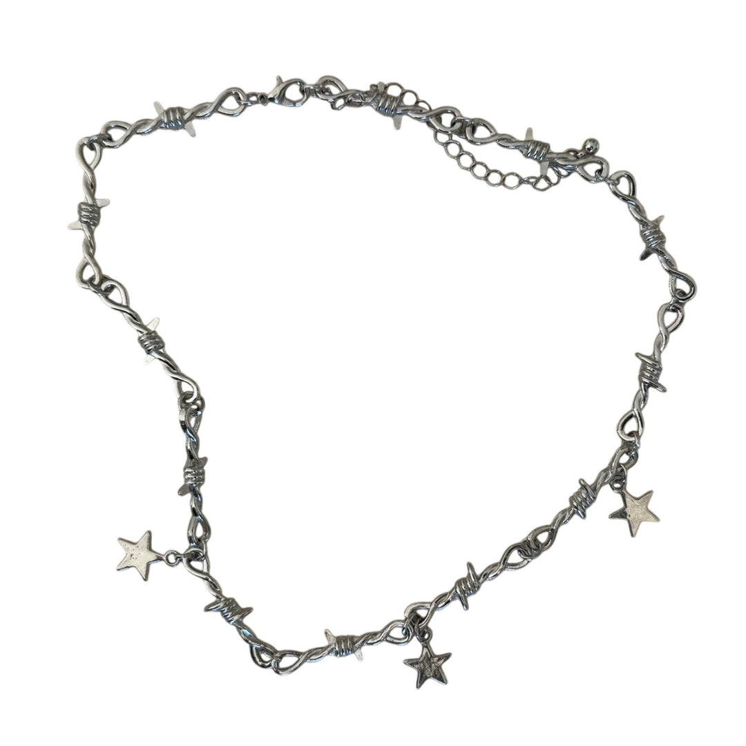 Star Charm Barbed Necklace - Rynor