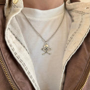Skull Crossbones Necklace