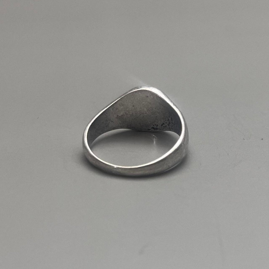 Silver Eye Signet Ring