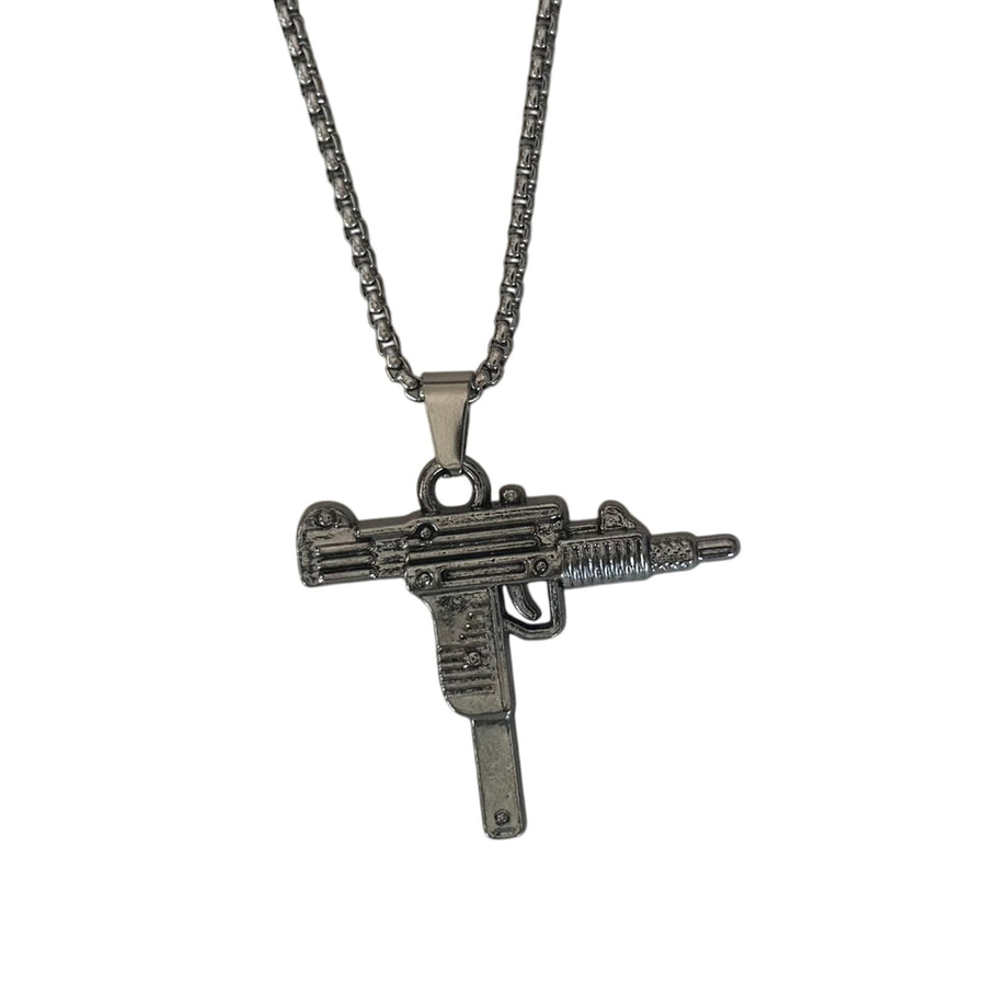 Gun Pendant Necklace