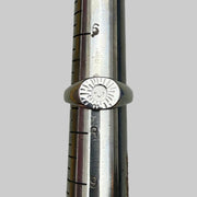 Silver Sun Signet Ring