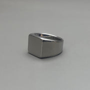 Silver Square Signet Ring