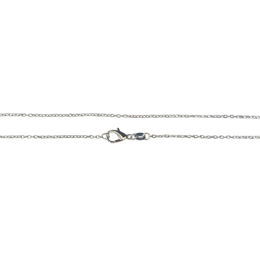 Thin Silver Necklace