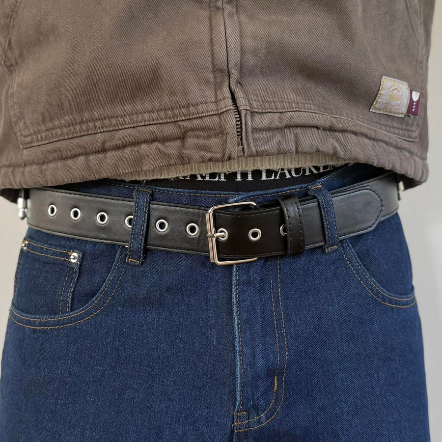 Black Studded Punk Belt