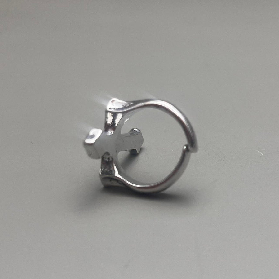Silver Cross Ring