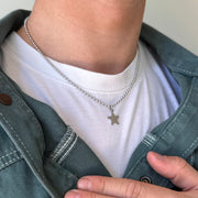 Silver Star Ball Chain