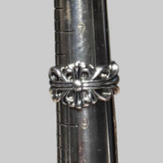 Silver Gothic Cross Ring