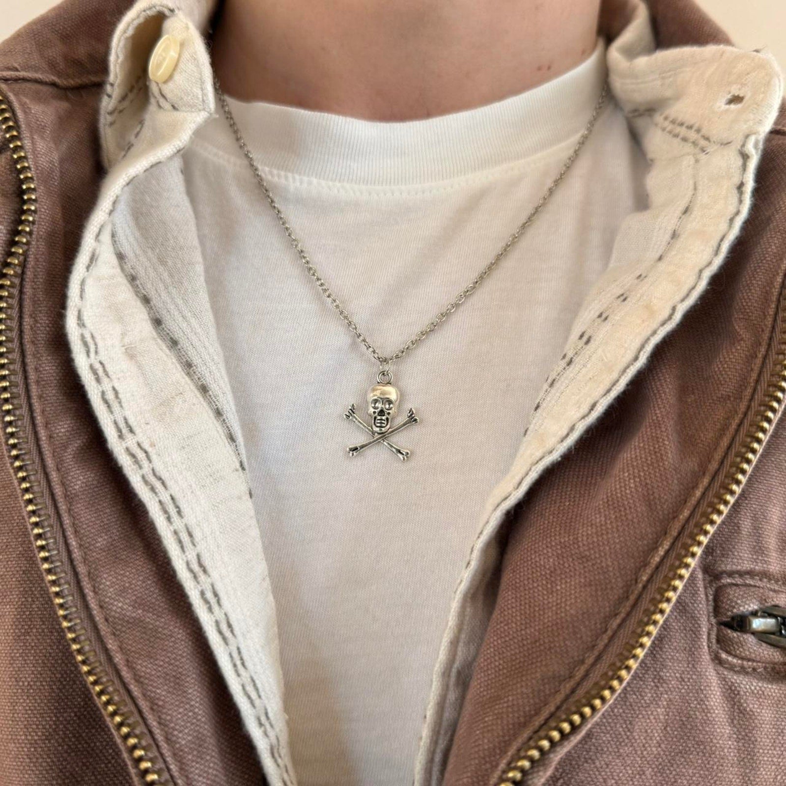 Skull Crossbones Necklace