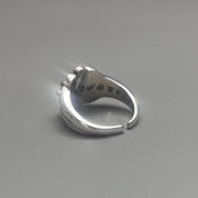 Silver Flower Ring
