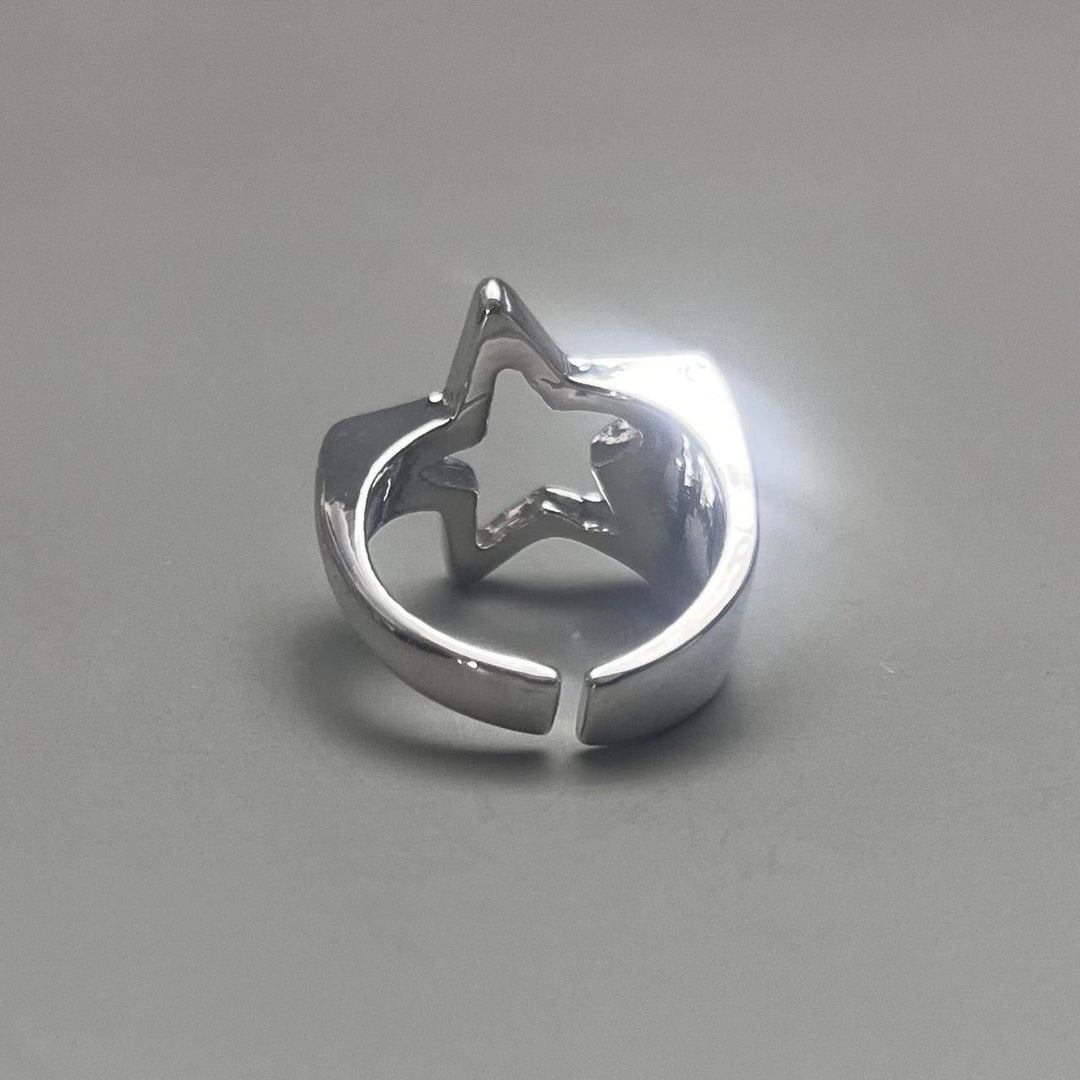 Silver Open Star Ring - Rynor
