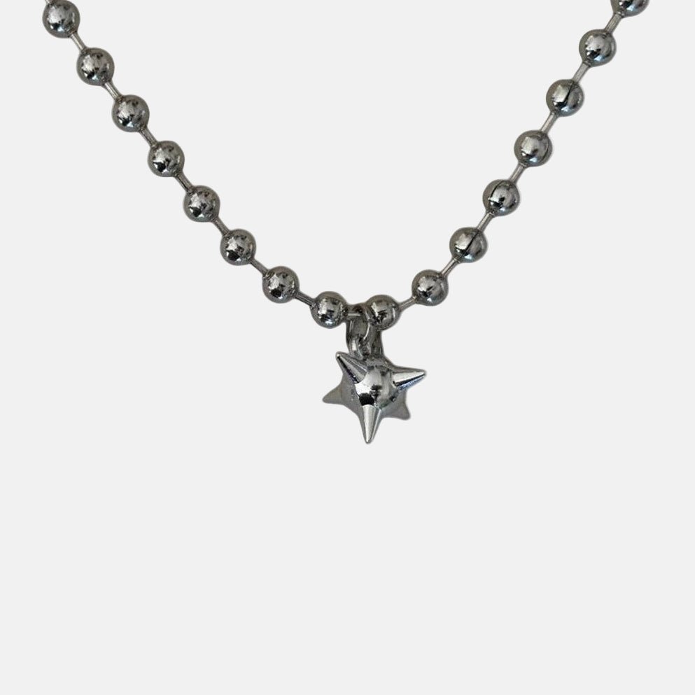 Star Pendant Ball Chain Necklace - Rynor