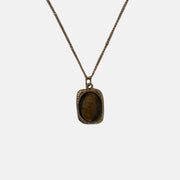 Tiger Eye Pendant Necklace