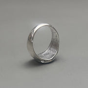 Silver 8-Ball Signet Ring