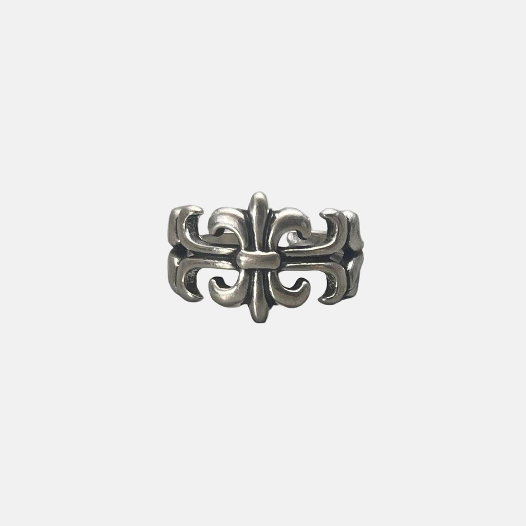Silver Cross Band Ring - Rynor