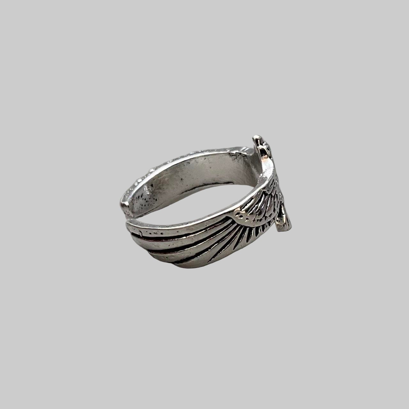 Silver Eagle Ring