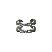 Silver Wave Link Ring