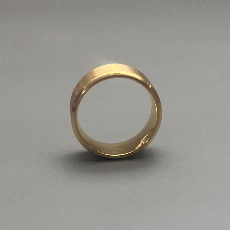 Gold Polished Band Ring